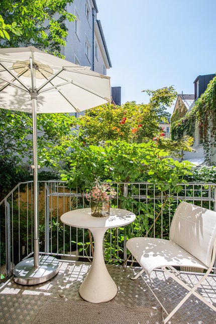 Charming south balcony