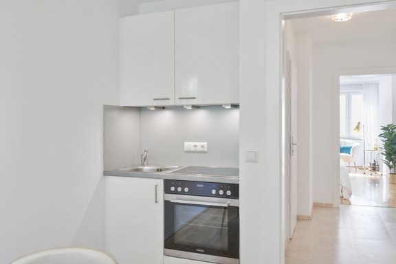 Well thought-out rooms offer living, dining, cooking and sleeping in a top location