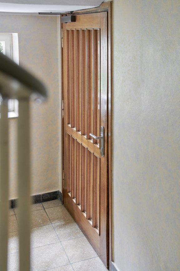 Original preserved front door from the 1950s