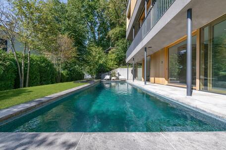 Architect-designed villa with high-end aesthetics, a spa area, and a pool in a unique location