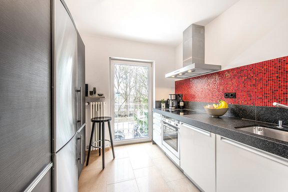 Modern fitted kitchen