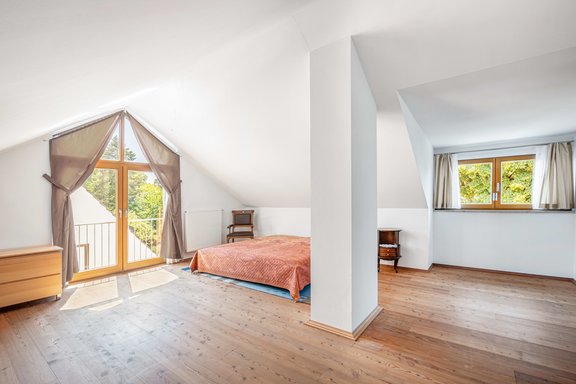 Studio room in the attic