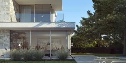 Purist design villa by Jacob & Spreng in prime Gräfelfingen location