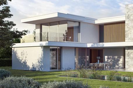 Purist design villa by Jacob & Spreng in prime Gräfelfingen location