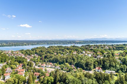 Panorama-Blick über Starnberg
