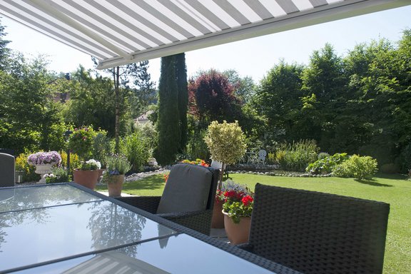 Blick von der Terasse