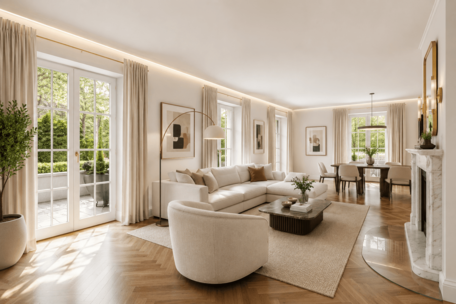 Charming home with an idyllic garden and building rights in an exquisite location