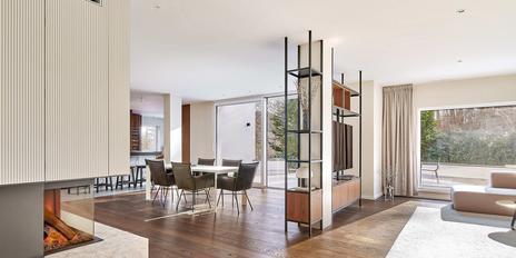 High-end architect-designed villa in a quiet location in Starnberg with luxurious amenities