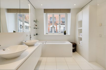 Master bathroom with daylight