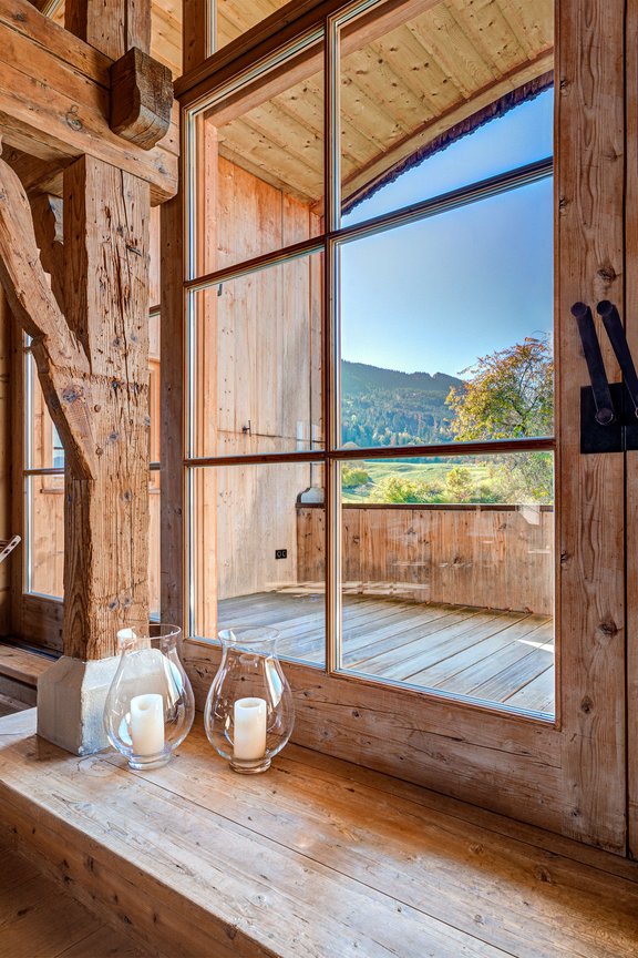 View from the barn