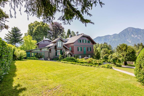 Main house seen from the garden