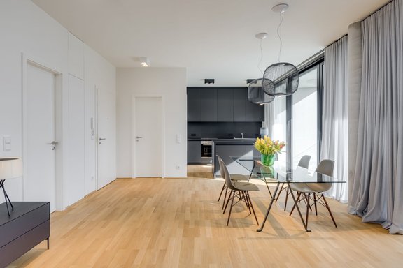 Küche und Essbereich