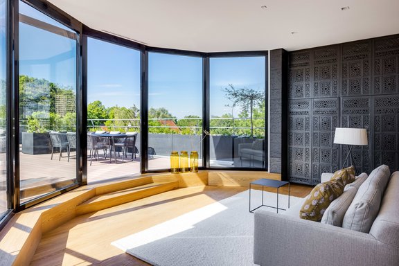 Box seat with a view