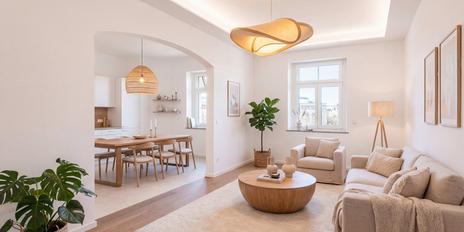 First occupancy after renovation: Stylish 2-room apartment in the old town