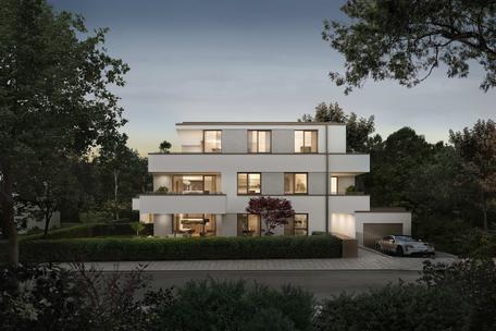 Attractive 3-room new-build apartment with south/west-facing terrace and spacious garden