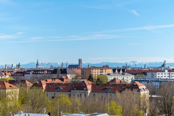 Far-reaching views as far as the Alps