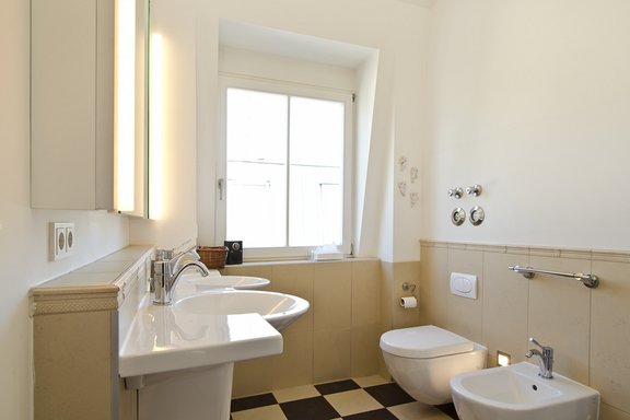 Bathroom in the attic