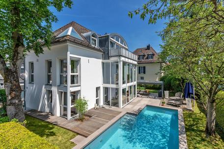 Exclusive family villa with stylish aesthetics, elevator, spa area and outdoor pool