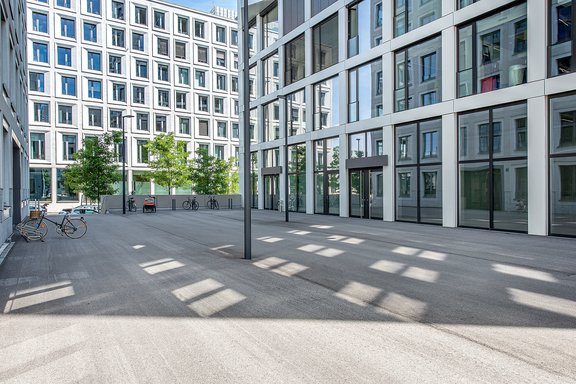 Geschützter Innenhof