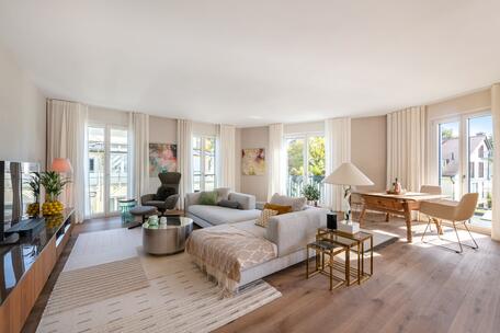Top-Notch Living: Stylish 3-Room Apartment with South-Facing Balconies