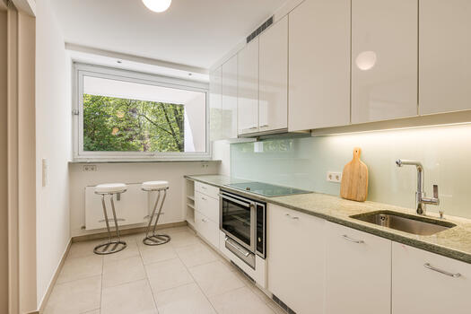 Modern kitchen with plenty of storage space