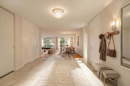 Stylish entrance hall (virtually furnished)