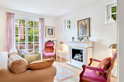 The granny annexe is furnished to the same high standard and style as the main house