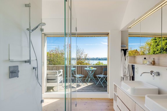 Transparency and lake view