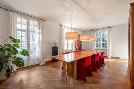 Dining room with garden access