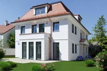 Großzügige Neubauvilla in klassischer Architektur