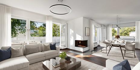 Spacious penthouse with fantastic roof terrace in top location Herzogpark