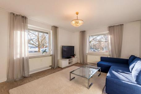 Well-designed 3-room apartment with balcony and garden in a quiet location