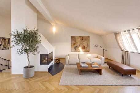 Stunning 3-room attic duplex with a terrace and panoramic views