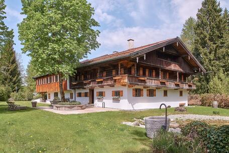 History Meets Luxury & Design: A Restored Country Estate from 1789 with a Guest House on Lake Tegernsee