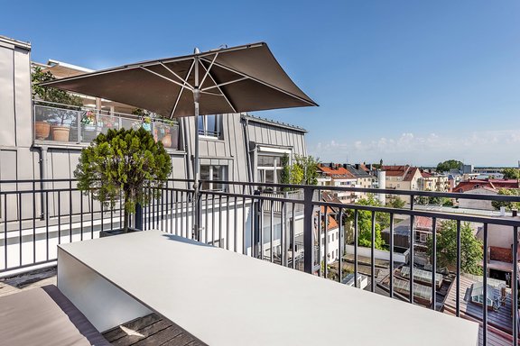 Sonnige Südterrasse