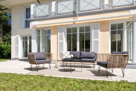 Sonniges Outdoor-Refugium
