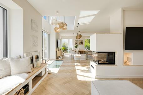 High technical and aesthetic standards: A designer home from 2023 with a spa area