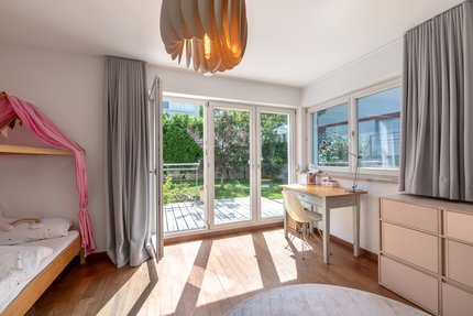 Sun-drenched bedrooms