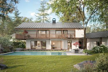 In a noble villa location in Baldham: Spacious family home in country house style with potential