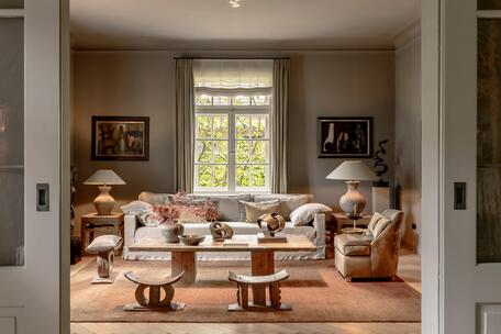 An Artistic Masterpiece: A Historic Villa with Exquisite Interior Design and an Idyllic Garden