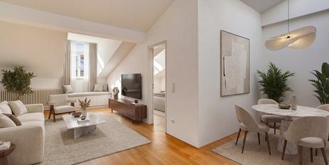 A Bright, Airy Space Under the Roof: Charming 2-Bedroom Apartment with a Panoramic Terrace