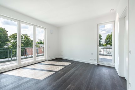 Schlafzimmer mit Bad en suite