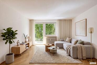 With an ideal floor plan and a private terrace: Move-in-ready 2-room apartment in a prime location