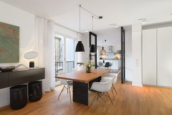 Inviting dining area