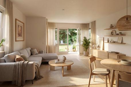 Near Pasinger Stadtpark: Light-filled 3-room garden apartment in a sought-after, quiet location