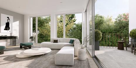 New construction: Elegant 3-bedroom apartment with a sunny breakfast terrace and a charming south-facing loggia