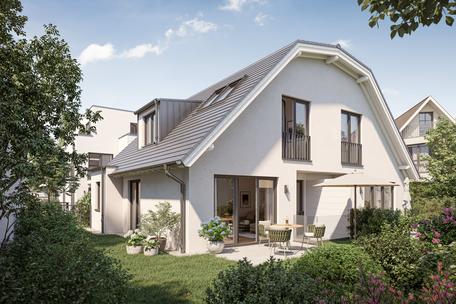 New build: Beautiful semi-detached house with 4 rooms in a quiet, sheltered garden location