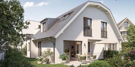 New build: Beautiful semi-detached house with 4 rooms in a quiet, sheltered garden location