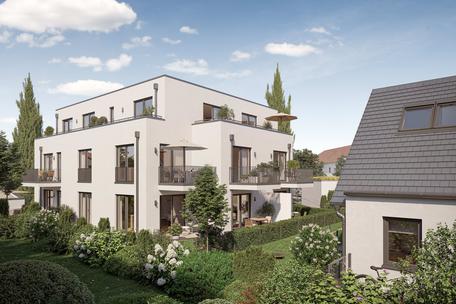New build: Family-friendly and surrounded by greenery: 3-room garden apartment with south-west orientation