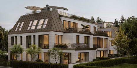 New construction: 3-bedroom garden apartment with a large private south-west-facing garden and an attractive basement